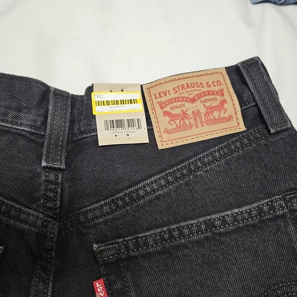 Levi's '94 Baggy Wide Leg Black Jeans 26 - Picture 5 of 12
